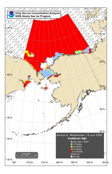 NWS Sea Ice Concentration Analysis