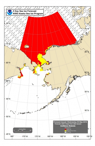 NWS sea ice forecast