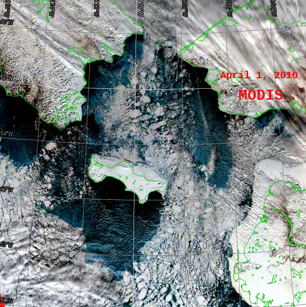 Remote sensing data closeup