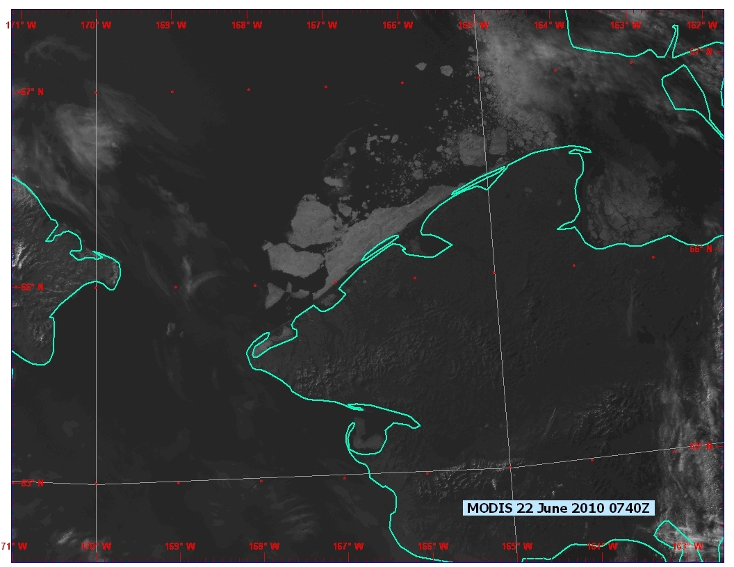 Remote sensing data closeup