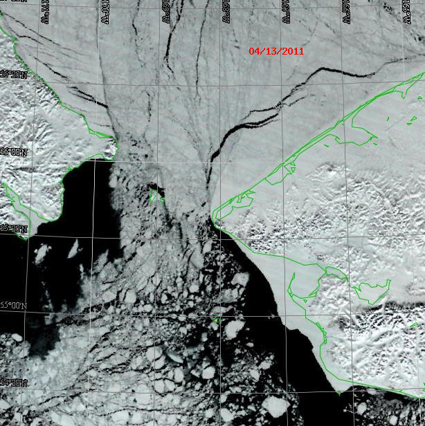 Bering Strait Closeup