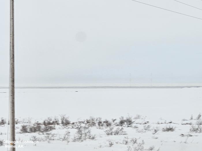 View from the Nome City Dump looking south at the Bering Sea - view 3. Photo courtesy of Boogles Johnson.