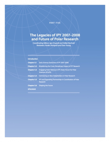 Understanding Earth's Polar Challenges: International Polar Year 2007-2008